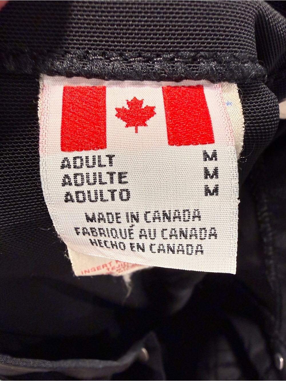 Vintage CCM Hockey Pants Adult Medium Made in Canada Black Ice Hockey Gear - Picture 10 of 10
